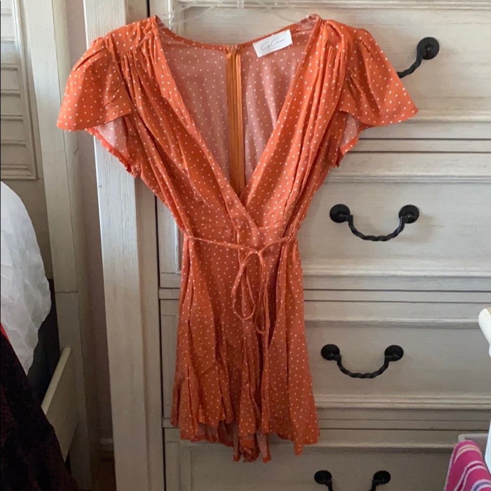 Orange romper